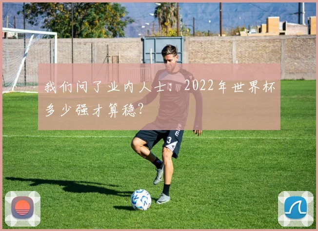 我们问了业内人士：2022年世界杯多少强才算稳？